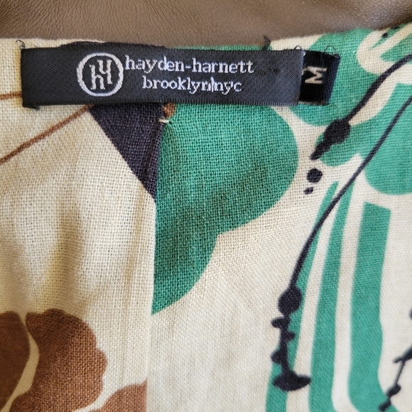 HAYDEN-HARNETT // ltd ed khaki tan buttery leather large lapel leather jacket - Picture 3 of 7